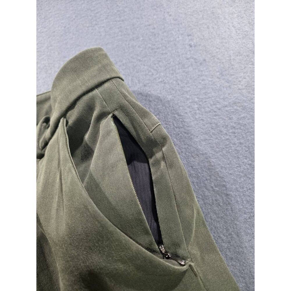 Lululemon ABC Slim Fit Ripstop Pants Mens Olive Green Army Trousers 32 A008934 - Picture 8 of 16